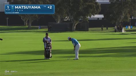 Hideki Matsuyama Round St Hole Shot Genesis