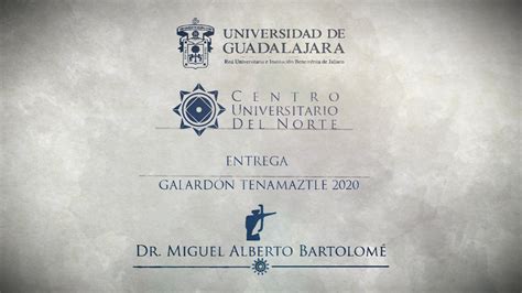 El Cunorte Galardona Al Doctor Miguel Alberto Bartolomé Bistoletti