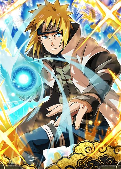 Minato Metal Poster OnePieceTreasure Displate Minato Y Naruto