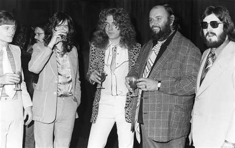 Led Zeppelin And Their Manager Peter Grant New York City 1974