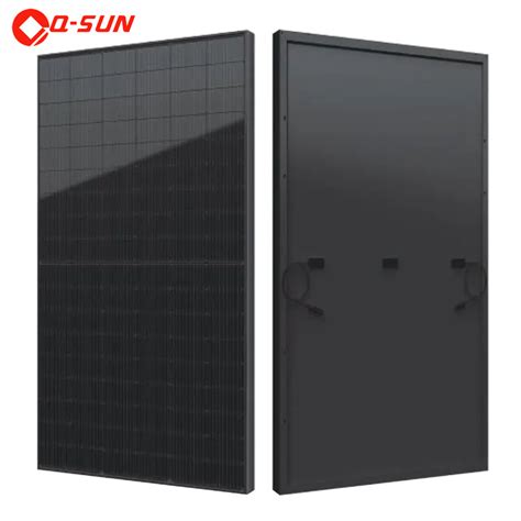 Bifacial All Black Solar Panel Double Glass Solar Cells Seraphim Solar