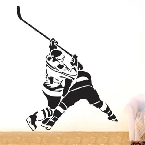 Ice Hockey Sticker Puck Decal Muurstickers Posters Vinyl Wall Decals