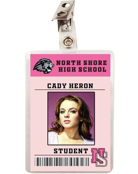 Mean Girls Cady Heron North Shore High School Student ID Badge | Funky Toys