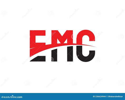 Emc Letter Initial Logo Design Vector Illustration Stock Vector