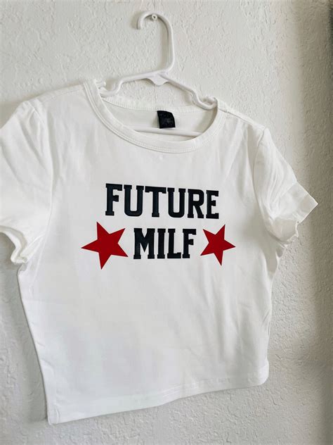 Future Milf Y K Inspired Crop Top Etsy
