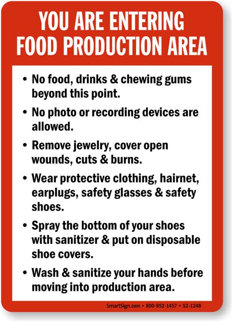 Food Safety Signs | Kitchen Safety Signs