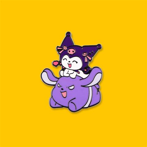 Kuromi Friend Kawaii Enamel Pin Gift Etsy