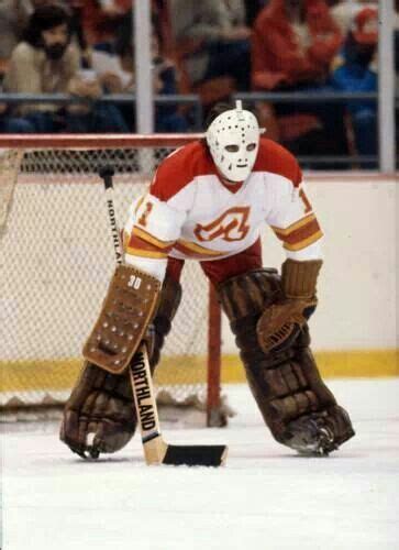 Atlanta Flames Goalie Mask Goalie Jim Craig