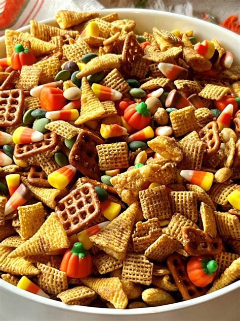 Sweet And Spicy Fall Chex Mix The Menu Maid