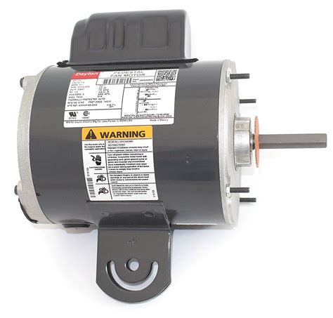 DAYTON 1 4 HP Pedestal Fan Motor Permanent Split Capacitor 1075