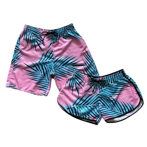 Kit Casal Moz O Shorts Iguais Bermudas Moda Praia Ver O Top Submarino