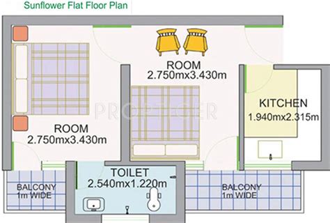 473 Sq Ft 2 Bhk 1t Apartment For Sale In Amarnath Aggarwal Amravati