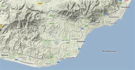 Situación Geográfica De Mijas Guía De Mijas