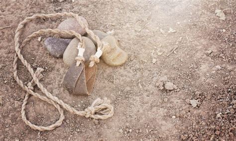 David s Sling stock photo. Image of stones, sling, biblical - 14395020