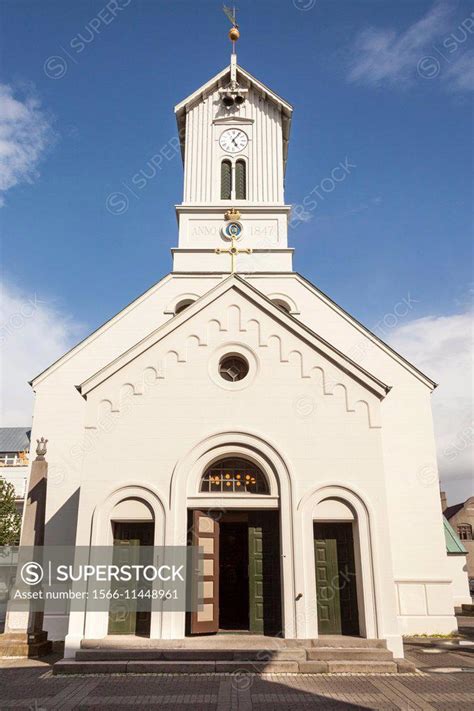 Domkirkjan Cathedral, also known as Reykjavik Cathedral, Austurvollur ...