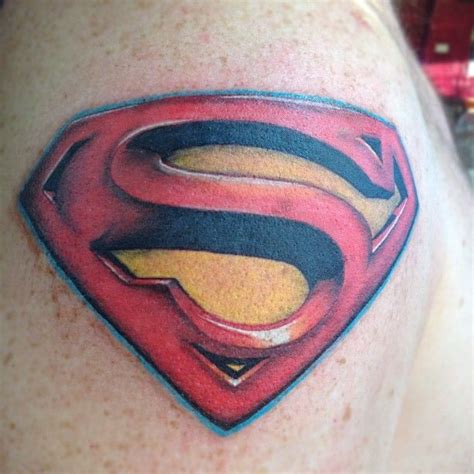 Superman Logo Tattoo