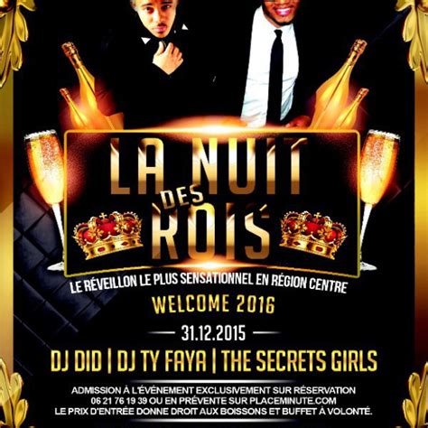 [annulé] ★♔ La Nuit Des Rois ★♔ Welcome 2016 Placeminute