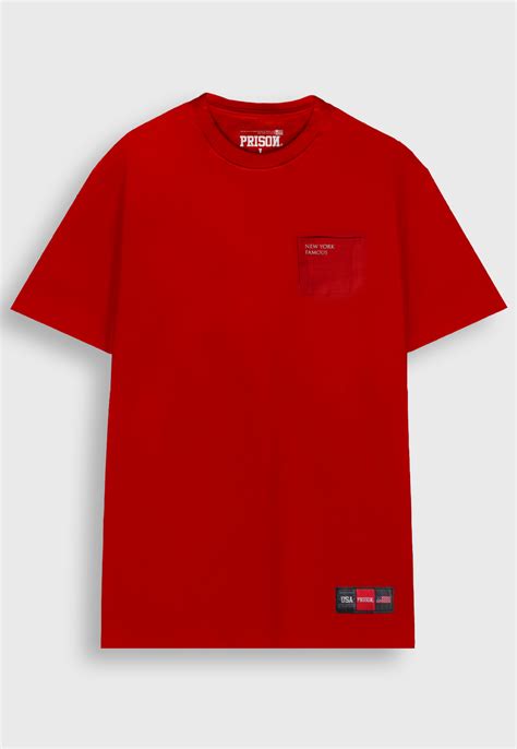 Compre Camiseta Streetwear Prison New York Red Aqui Design Streetwear