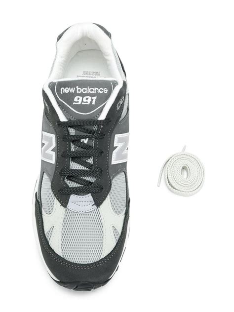 New Balance Leather 911 Made In Uk Sneakers in Grey (Gray) for Men - Lyst