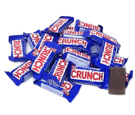 Crazyoutlet Nestle Crunch Bite Size Candy Bar Creamy Milk Chocolate Crisped Rice Bulk Pack 2