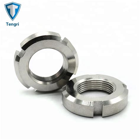 High Tensile Stainless Steel DIN981 Lock Nut Of Type Km Nut And Auto