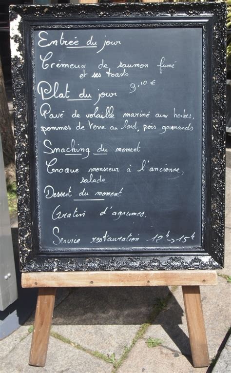 French Cafe Menu | Art of the Home