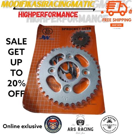 Jual Gear Press Ger Gir Set Depan Belakang T T Supa Fit New