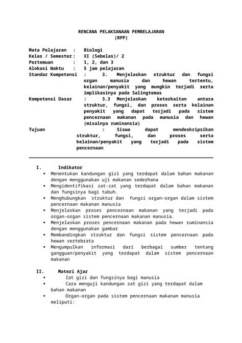 Doc Rencana Pelaksanaan Pembelajaran Web Viewmenjelaskan