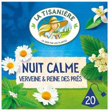 Twinings La Tisaniere Infusion Nuit Calme Verveine 20 Sachets Le