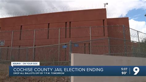 Cochise County special election ends Tuesday for new jail