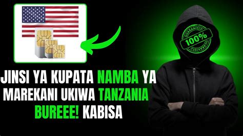 Jinsi Ya Kupata Namba Ya Simu Ya Marekani Ukiwa Tanzania How To US