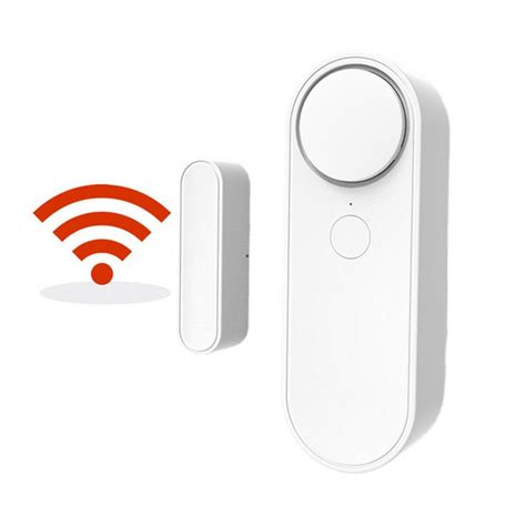 Датчик открытия двери Tuya WiFi со звуковым сигналом, детектор открытия ...