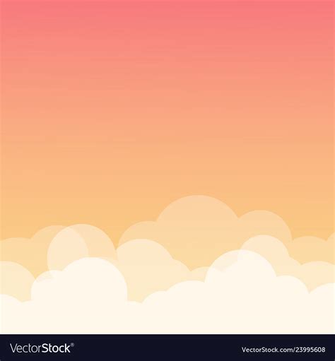 Cloud background Royalty Free Vector Image - VectorStock