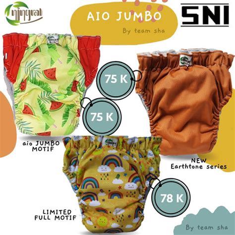 Jual Ningrat Pant Aio Jumbo Klodi Diapers Modern Cuci Ulang Kota