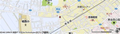 千葉県東金市東金1の地図 住所一覧検索｜地図マピオン