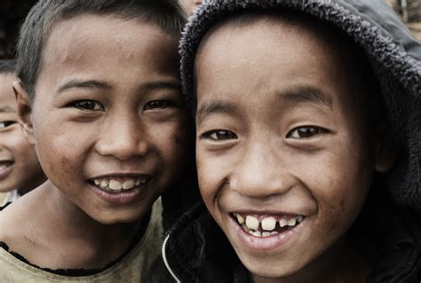 Laos, Akha tribe, boys - Dietmar Temps, photography