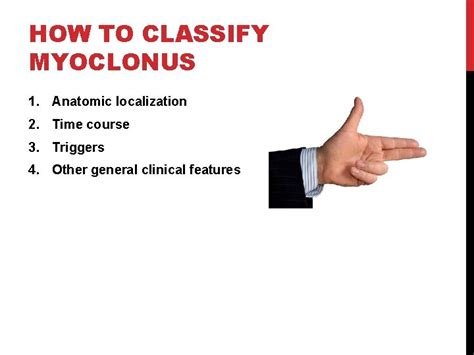 Myoclonus Presented By Matthew Ebright Pgy2 Myoclonus Outline