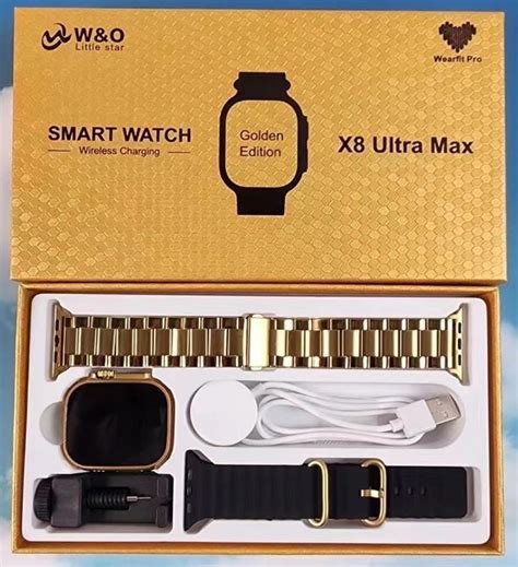 X8 Ultra Max Smart Watch Gold Edition