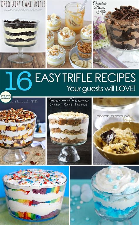 25 Easy Trifle Recipes That Your Guests Will Go Crazy For Trifle Recipes Easy Trifle