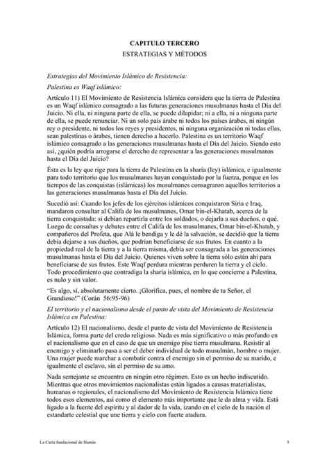 Carta Fundacional Hamas PDF