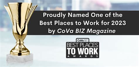 2023 Best Places To Work Winners Toolkit Covabiz Magazine