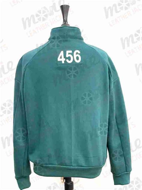 Squid Game Green Tracksuit Movie Leather Jackets