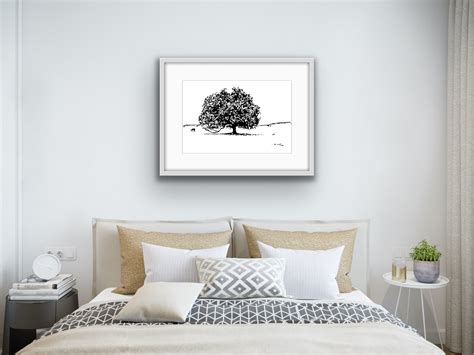 Oak Tree / Wall Art / Instant Download - Etsy