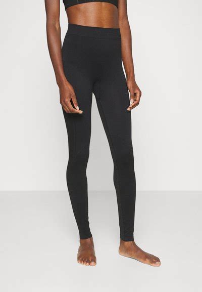 Champion Seamless Leggins Basic Langunderbukse Blacksvart Zalandono