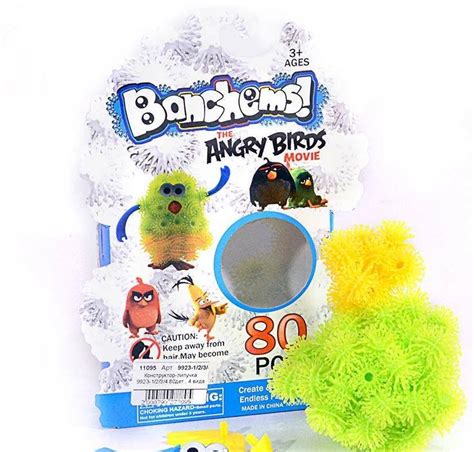 Конструктор липучка игрушка Банчемс 2-х цветные 80 деталей 9922 купить ...