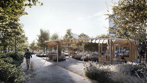 Linear park in Warsaw :: Behance