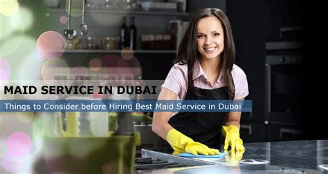 Maid Service In Dubai Things To Consider Before Hiring Best Maid Service