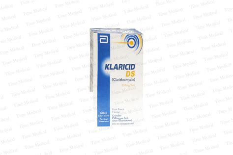 Klaricid Ds Suspension 60ml Time Medical