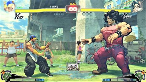 YUN VS HUGO CPU VS CPU Ultra Street Fighter IV Hardest AI YouTube