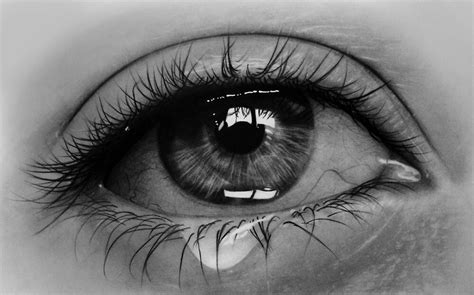 Crying Eye 2 By Hgartt Redbubble